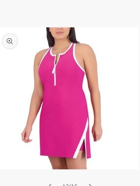 SAGE Collective Women's Active Dress with Inner Short